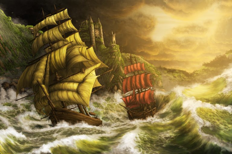 “The Chase” Commissioned Digital Painting